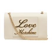 Witte Cross Body Tas voor Vrouwen Love Moschino , White , Dames