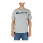 Grijze Ronde Hals T-shirt North Sails , Gray , Heren