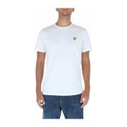 Witte Print T-shirt voor Heren Lyle & Scott , White , Heren