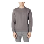 Grijze Sweatshirt met Lange Mouwen Napapijri , Gray , Heren