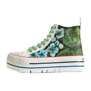 Groene Trendy Sneakers Desigual , Green , Dames