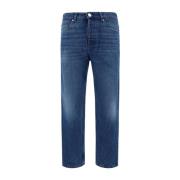 Tapered Fit Jeans Ami Paris , Blue , Heren