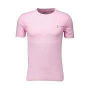 Stijlvol Lichtroze T-Shirt met Logo Ralph Lauren , Pink , Heren