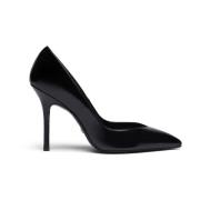 Elegante V-Cut Pump Stuart Weitzman , Black , Dames