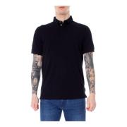 Zwarte katoenen poloshirt Armani Exchange , Black , Heren