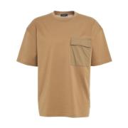 Bruine T-Shirts Polos voor Heren Herno , Brown , Heren