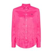 Overhemden met lange mouwen en knoopsluiting Ralph Lauren , Pink , Dam...