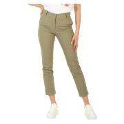 Slim-fit Trousers Manila Grace , Green , Dames