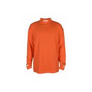 Oranje Katoenen T-shirt met Merk Patch Heron Preston , Orange , Heren