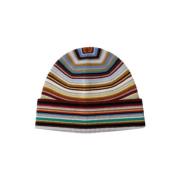 Handtekening Streep Beanie Hoed PS By Paul Smith , Multicolor , Dames