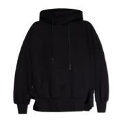 Katoenen oversized hoodie Y-3 , Black , Dames