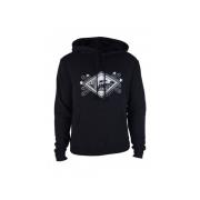 Zwarte Logo Hoodie Sweatshirt Saint Laurent , Black , Heren