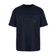 Ubwf T-Shirt - Stijlvol en Comfortabel Giorgio Armani , Blue , Heren