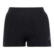 Katoenen shorts met elastische tailleband Alexander Wang , Black , Dam...