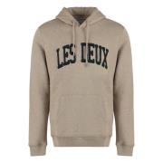 Crane Organisch Katoenen Hoodie Les Deux , Beige , Heren