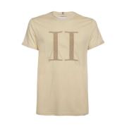 Logo Crew-neck T-shirt Les Deux , Beige , Heren