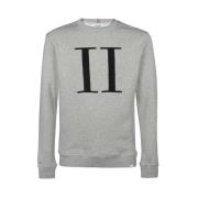 Katoenen sweatshirt met logo detail Les Deux , Gray , Heren