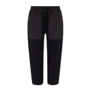 Sweatpants met panelen Moncler , Black , Dames