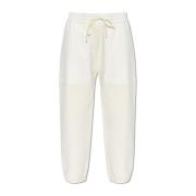 Sweatpants met panelen Moncler , Beige , Dames