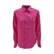 Fuchsia Overhemden voor Dames Ralph Lauren , Pink , Dames