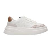 Leren Suède Sneakers met Logo ASH , White , Dames