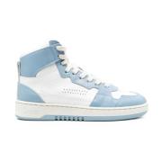 Wit/Stoffig Blauwe High-Top Sneakers Axel Arigato , White , Dames
