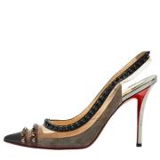 Pre-owned Leather heels Christian Louboutin Pre-owned , Black , Dames