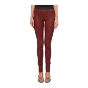 Leren Leggings Isaac Sellam , Red , Dames