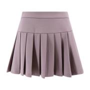 Paarse Rok met Iconische Zijbanden Palm Angels , Purple , Dames