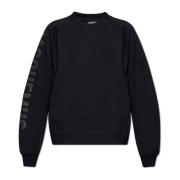 Typo sweatshirt with logo Jacquemus , Black , Heren