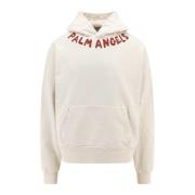 Beige Hoodie Palm Angels , Beige , Heren