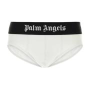 Stretch katoenen slip set Palm Angels , White , Heren