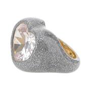 Lux Glitter Zilveren Ring Dans LES Rues , Gray , Dames