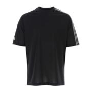 Oversized Zwart Katoenmix T-Shirt Y-3 , Black , Heren