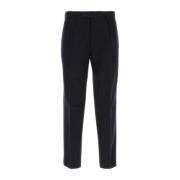 Midnight Blue Katoenmix Broek Z Zegna , Blue , Heren