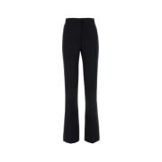 Zwarte jersey broek Msgm , Black , Dames