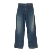 Wijde denim jeans Maison Margiela , Blue , Heren