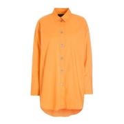 Core Cotton Oversized Shirt Sunset Orange Bitte Kai Rand , Orange , Da...