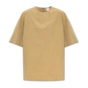 Ruimvallend T-shirt Bottega Veneta , Beige , Dames