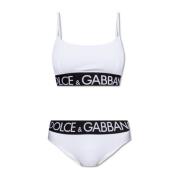Tweedelig badpak Dolce & Gabbana , White , Dames