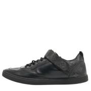 Pre-owned Coated canvas sneakers Louis Vuitton Vintage , Black , Dames