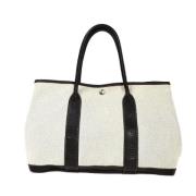 Pre-owned Canvas shoulder-bags Hermès Vintage , Beige , Dames