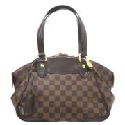 Pre-owned Canvas shoulder-bags Louis Vuitton Vintage , Brown , Dames