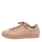 Pre-owned Fabric sneakers Gianvito Rossi Pre-owned , Pink , Dames