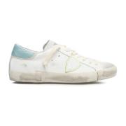 Vernielde Sneakers met Contrasterend Detail Philippe Model , White , H...