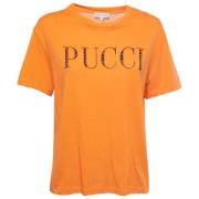 Pre-owned Cotton tops Emilio Pucci Pre-owned , Orange , Dames