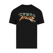 Zwarte T-shirts en Polos voor Dames Kenzo , Black , Dames