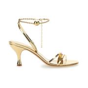 Grijze Sandalen Denise 70 Salvatore Ferragamo , Yellow , Dames