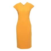Pre-owned Fabric dresses Bottega Veneta Vintage , Yellow , Dames