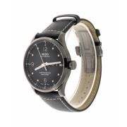 Chronometer Automatisch Horloge Zwart Leer Mido , Black , Heren